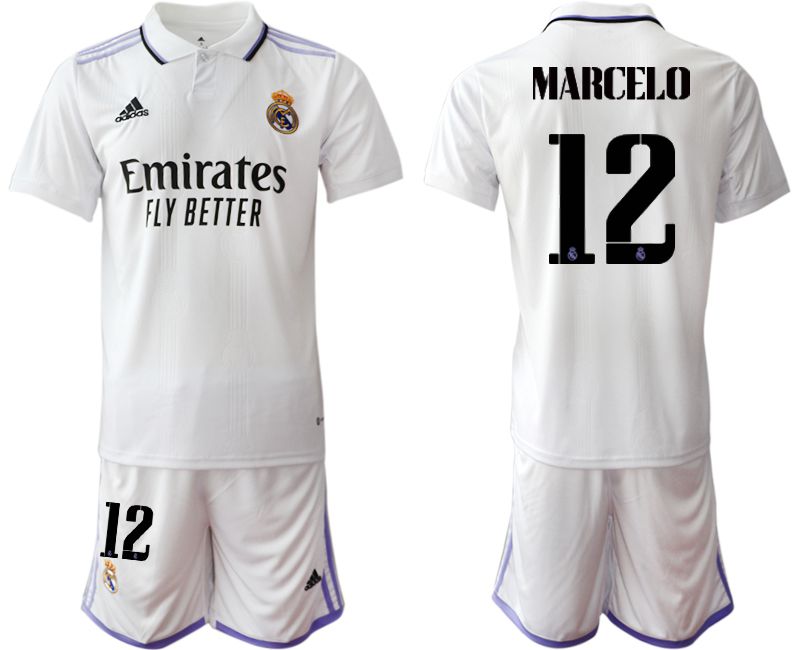 Men 2022-2023 Club Real Madrid home white #12 Soccer Jersey->real madrid jersey->Soccer Club Jersey